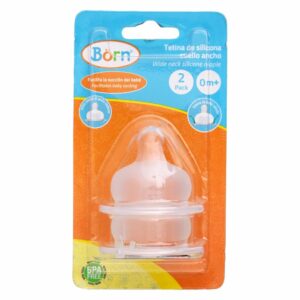 Tetina Cuello Ancho Anticólico Doble Válvula BÖRN Unidad