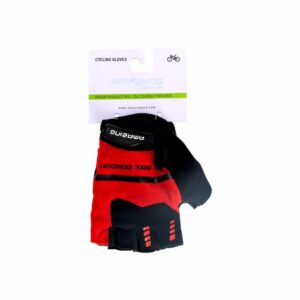 Guante De Bicicleta Rojo Negro AMAZING GRANDE