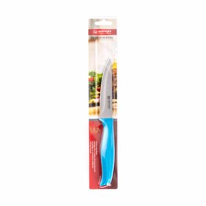 Cuchillo De Acero Inoxidable Con Mango Forjado Color Azul HONWAY 10 Cm