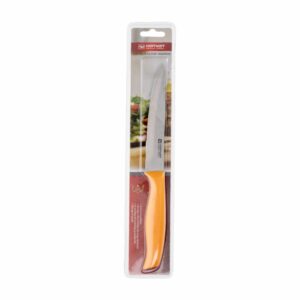 Cuchillo De Cocina Con Mango Naranja HONWAY 12,5 Cm