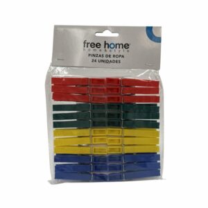 Pinza Para Ropa Plástica FREE HOME Unidad