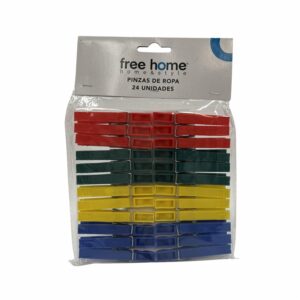 Pinza Para Ropa Plástica FREE HOME Unidad