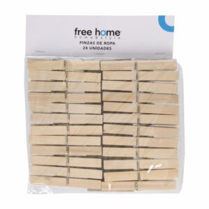 Pinzas Para Ropa De Madera FREE HOME Unidad