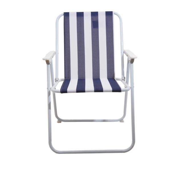 Silla De Playa Rayas Azul FREE HOME