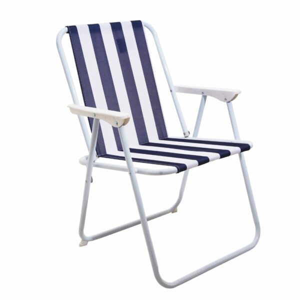 Silla De Playa Rayas Azul FREE HOME - Imagen 2