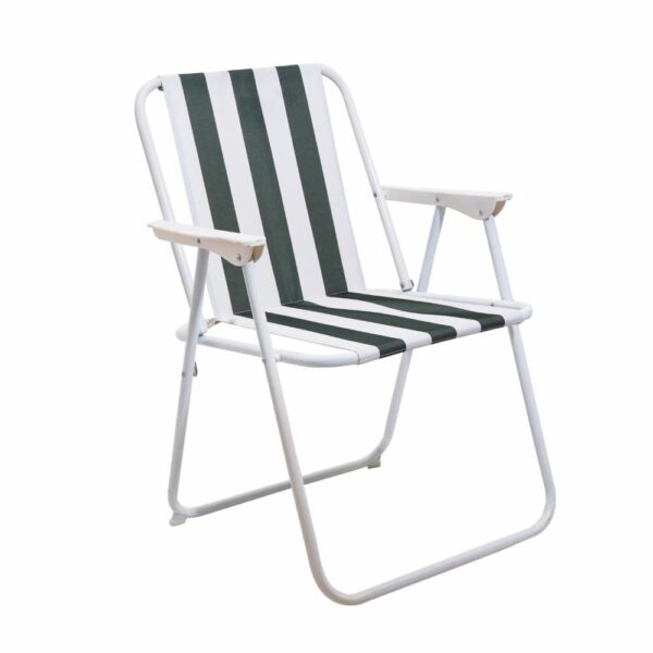 Silla De Playa Rayas Verde FREE HOME - Imagen 2