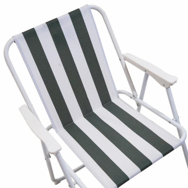 Silla De Playa Rayas Verde FREE HOME - Imagen 5
