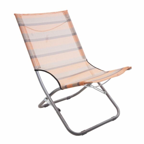 Silla De Playa Rayas Naranja FREE HOME - Imagen 2