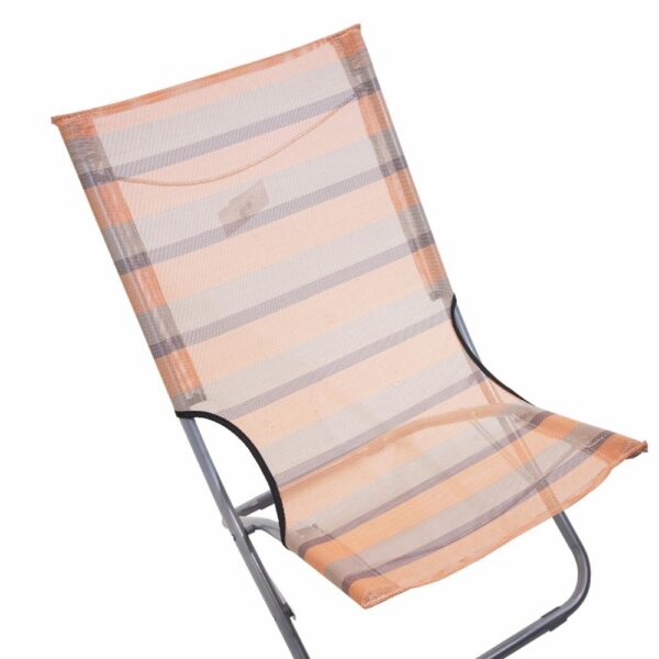 Silla De Playa Rayas Naranja FREE HOME - Imagen 5