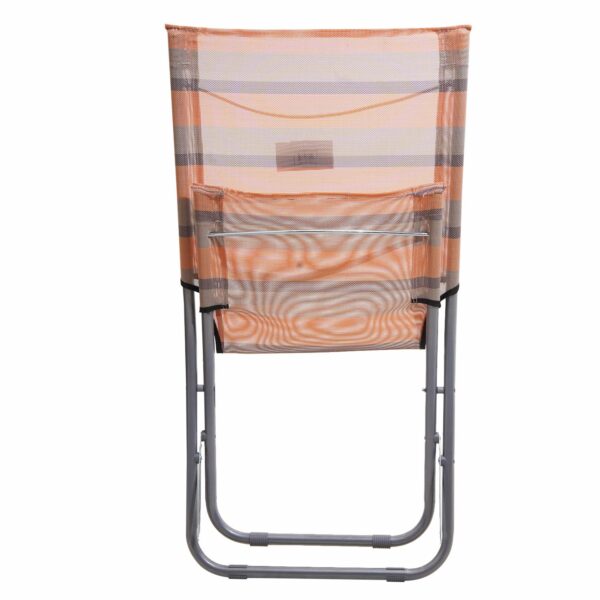 Silla De Playa Rayas Naranja FREE HOME - Imagen 6