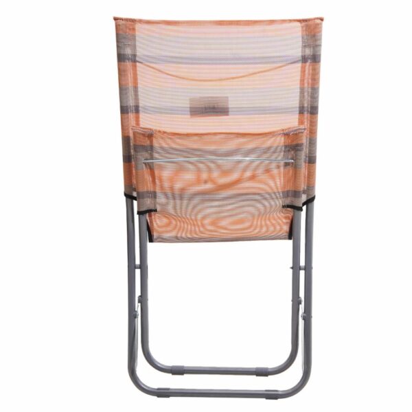 Silla De Playa Rayas Naranja FREE HOME - Imagen 6