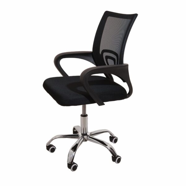 Silla De Oficina Apoya Brazos Negra FOSHAN AUSON Textil - Imagen 3