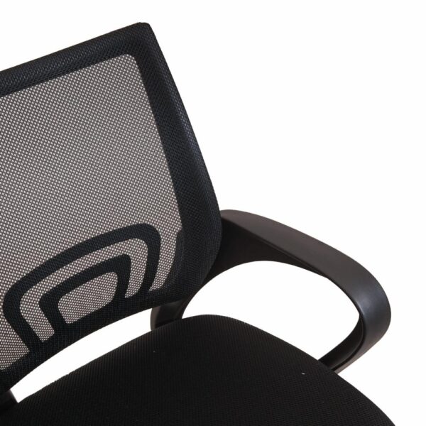 Silla De Oficina Apoya Brazos Negra FOSHAN AUSON Textil - Imagen 5