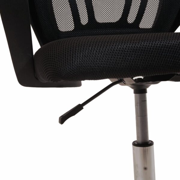 Silla De Oficina Apoya Brazos Negra FOSHAN AUSON Textil - Imagen 6