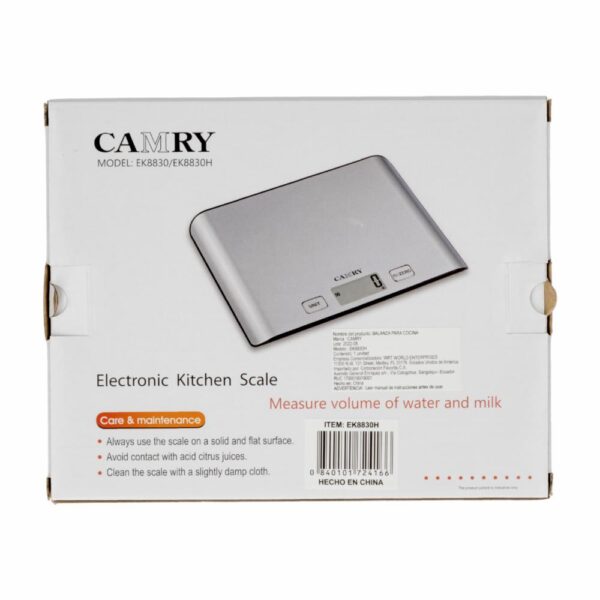 Balanza Cocina Digital Metalico CAMRY Unidad - Imagen 4