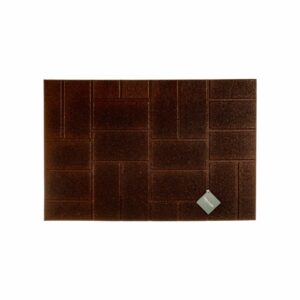 Rodapié Diseño De Ladrillo Marrón FREE HOME Plástico