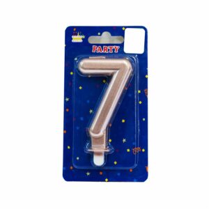 Vela Cumpleaños Metalizado MAOMING # 7