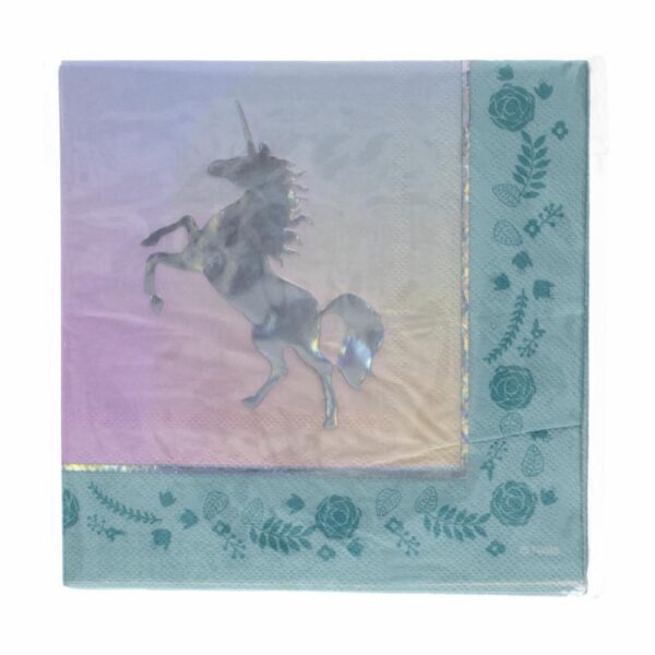 Servilleta Unicornio 33Cm X 33Cm FESTA X 12 Uds