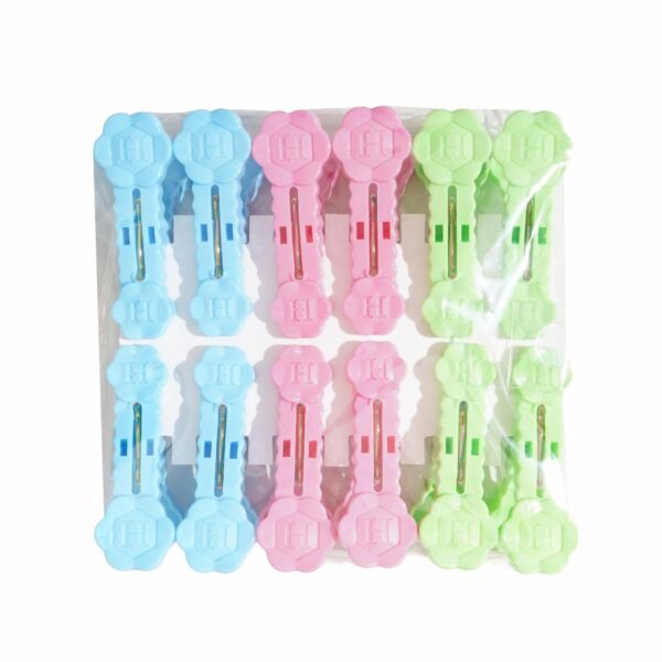 Pinzas Para Ropa Colores Surtidos HAIXING PLASTIC X 12 Uds