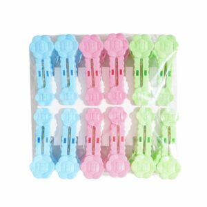 Pinzas Para Ropa Colores Surtidos HAIXING PLASTIC X 12 Uds
