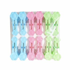 Pinzas Para Ropa Colores Surtidos HAIXING PLASTIC X 12 Uds