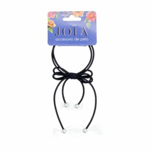 Elástico Negro Con Lazo HAIR WITH FLAIR Unidad
