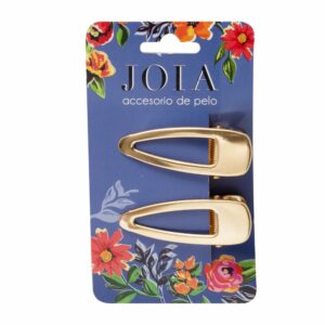 Vincha De Clip Pequeña HAIR WITH FLAIR Color Dorado, 2 Uds