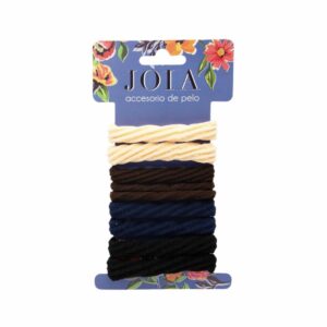Elásticos Trenzados Varios Coloresx8 HAIR WITH FLAIR Paquete
