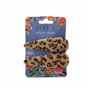 Vincha De Clip Tipo Animal Print HAIR WITH FLAIR Animal Print, Por 2 Unidades