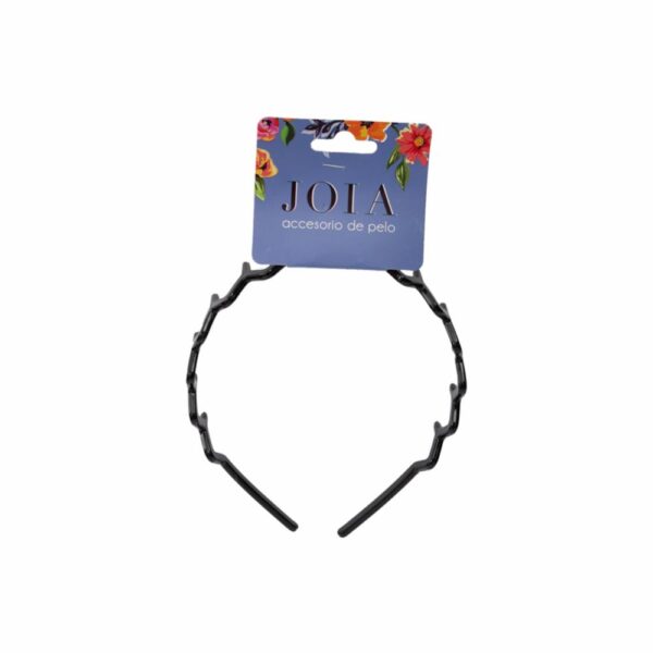 Diadema Con Peine Negro HAIR WITH FLAIR LonGitud Perfecta