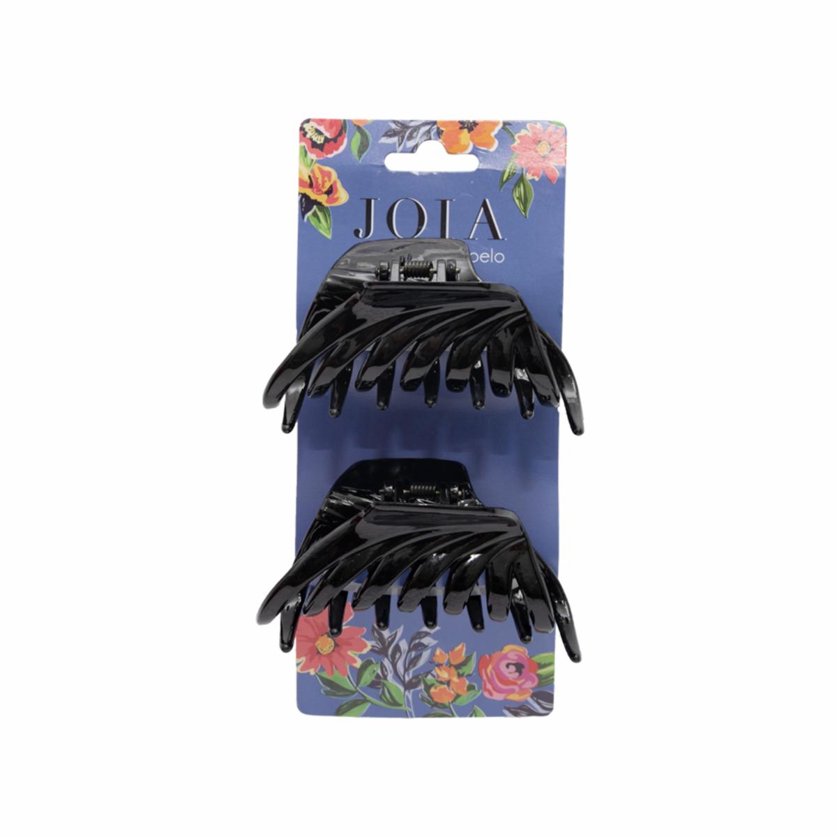 Vinchas De Cabello Tipo Gancho Gancho Diseño Negro X2 JOIA Paquete
