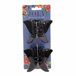 Gancho Gancho Mariposa Negro X2 HAIR WITH FLAIR Paquete