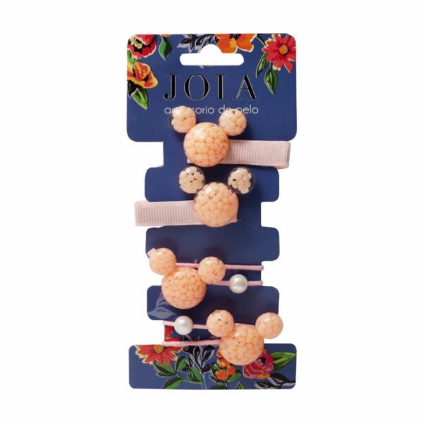 Vincha De Niña HAIR WITH FLAIR Rosa Por 4 Uds