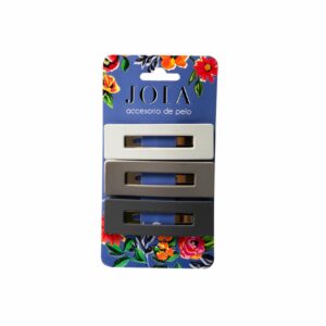 Vincha Tipo Clip De Colores Mate HAIR WITH FLAIR Gama Mate Por 3 Unidades