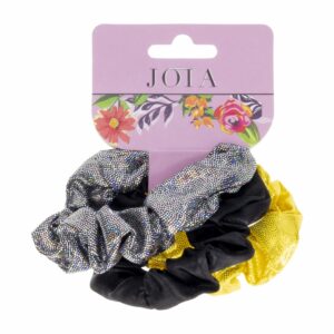 Chunchi Con Diseño Amarillo/Negro/Gris X3 HAIR WITH FLAIR Paquete