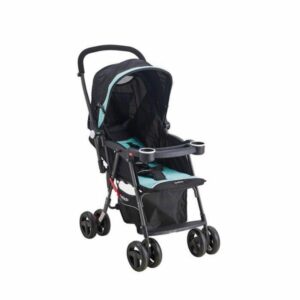 Coche Manubrio Reversible Verde Gris PEKE 76 x 45 x 98 Cm