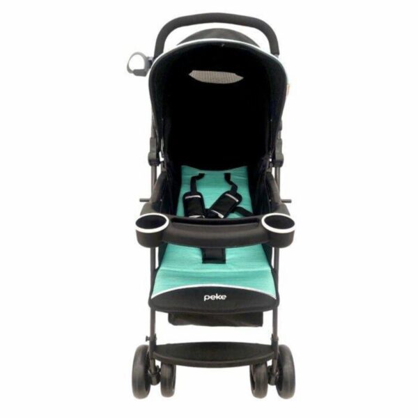 Coche Manubrio Reversible Verde Gris PEKE 76 x 45 x 98 Cm - Imagen 2