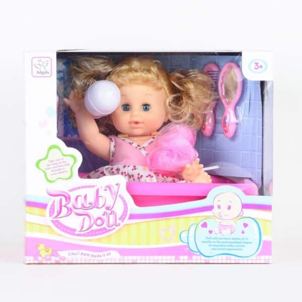 Muñeca Con Tina De Baño ANGEL BABY Para Niña