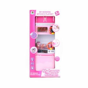 Juego De Cocina Moderna Con Luz Y Sonido MY HAPPY KITCHEN Para Muñeca