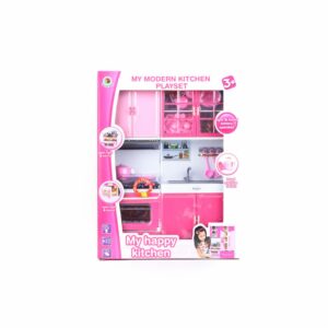 Juego De Cocina Moderna Con Luz Y Sonido MY HAPPY KITCHEN Para Muñeca