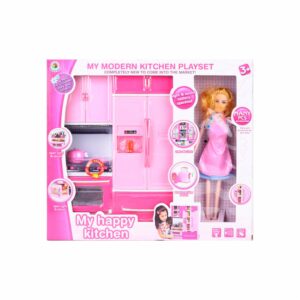 Juego De Cocina Moderna Con Luz Y Sonido MY HAPPY KITCHEN Para Muñeca