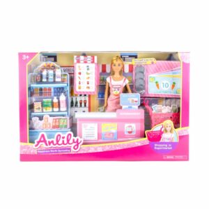 Set Muñeca Con Supermercado ANLILY Incluye Accesorios