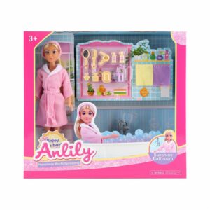 Muñeca Con Bañera ANLILY Para Niña