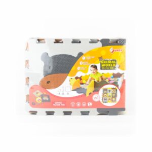 Alfombra Rompecabezas Mundo Animal SUNTA 9 Piezas