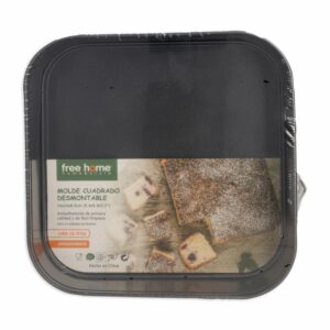 Molde Removible Cuadrado FREE HOME 24 X 24 X 6.8 Cm