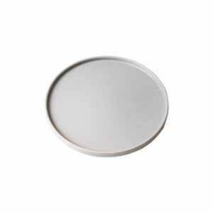 Plato Tendido Gris Claro Mate KERAMIKA 27 Cm
