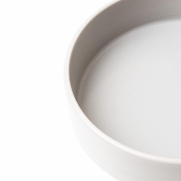 Plato Sopero Gris Claro Mate KERAMIKA 21 Cm - Imagen 2