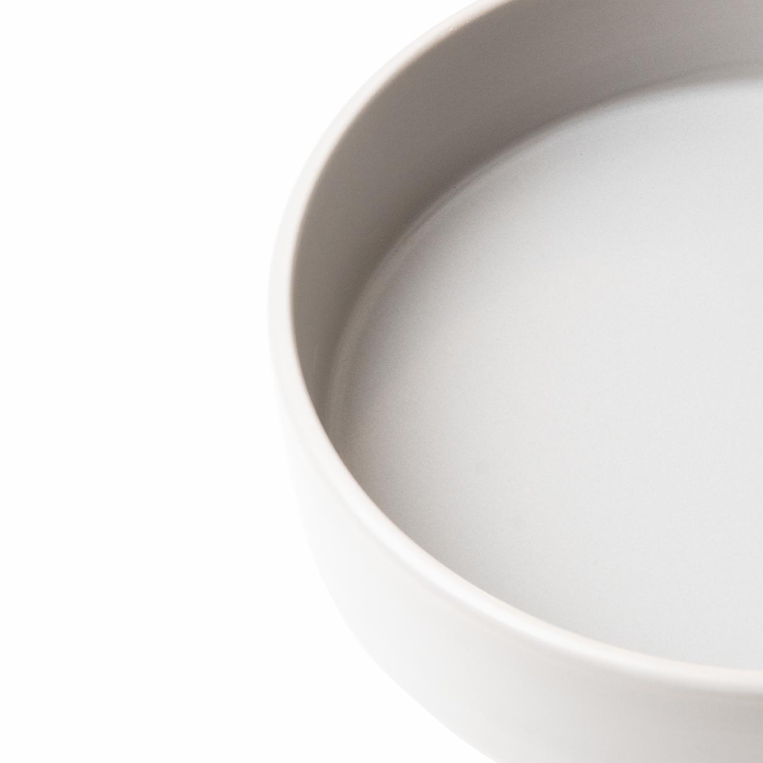 Plato Sopero Gris Claro Mate KERAMIKA 21 Cm