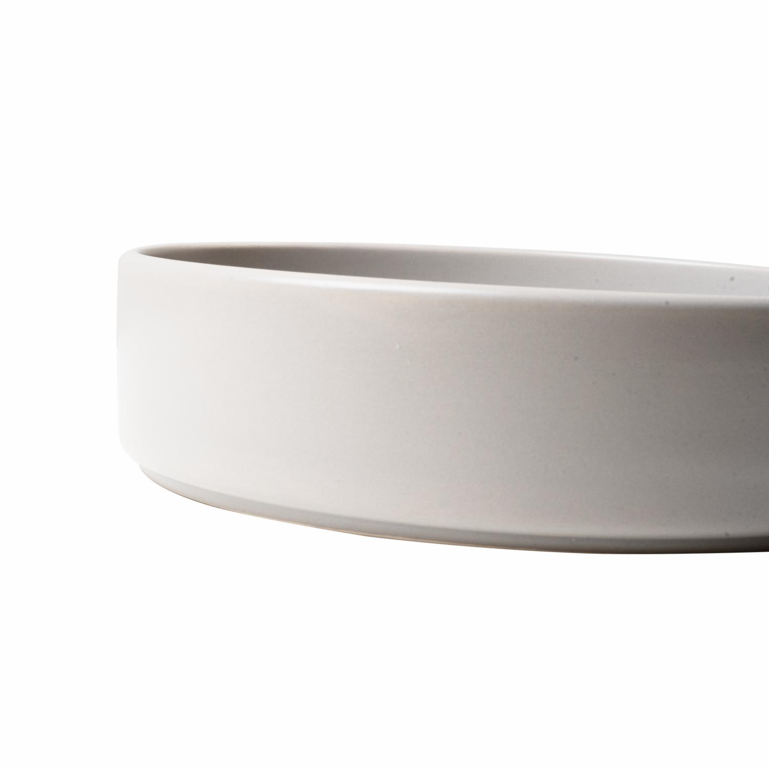 Plato Sopero Gris Claro Mate KERAMIKA 21 Cm