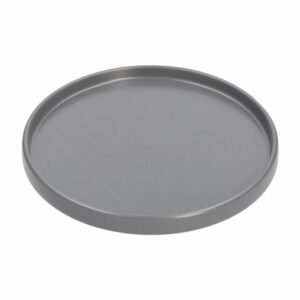Plato Para Postre Gris Oscuro Mate KERAMIKA 21 Cm
